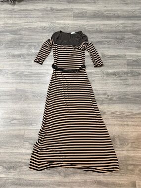 Calvin Klein Maxi Dress with Belt